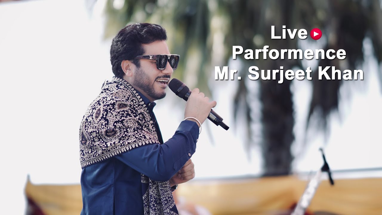 Surjeet Khan Live Performance In Wedding ( MJ FARM ) 2024 Shoot By Khan_Nh21_Films