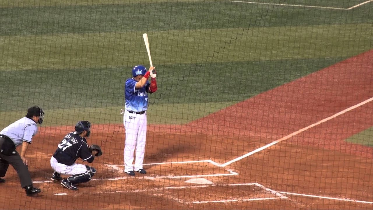 20130804横浜DeNAベイスターズ　石川→梶谷→モーガン→ブランコ→中村→金城→荒波