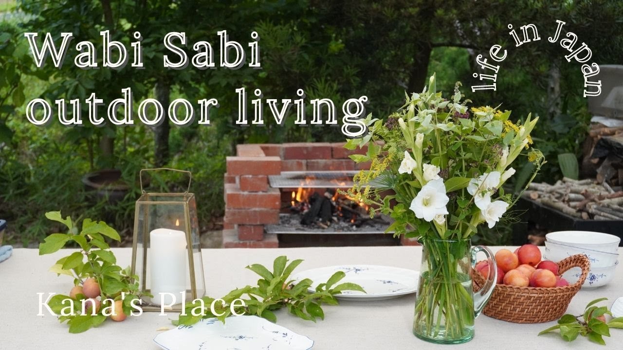 {Wabisabi Home} Brick barbecue DIY | Summer tablescape | Japanese countryside living