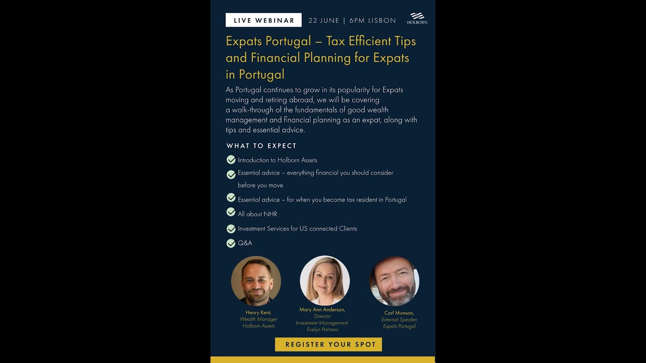 Tax Efficient Tips and Financial Planning for Expats in Portugal