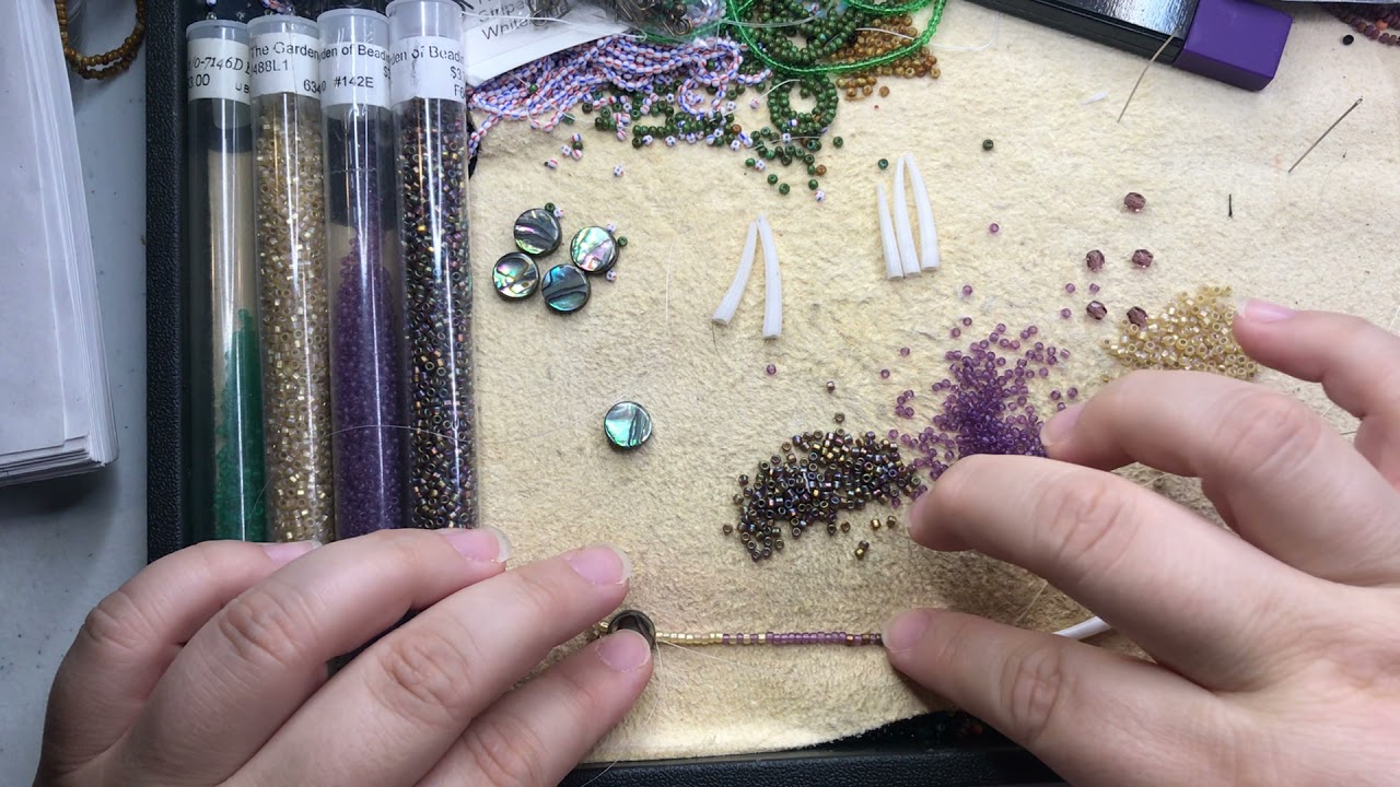 Beading Abalone and Dentalium Shell Fringe Earrings - 9/19/21 Bead & Chat