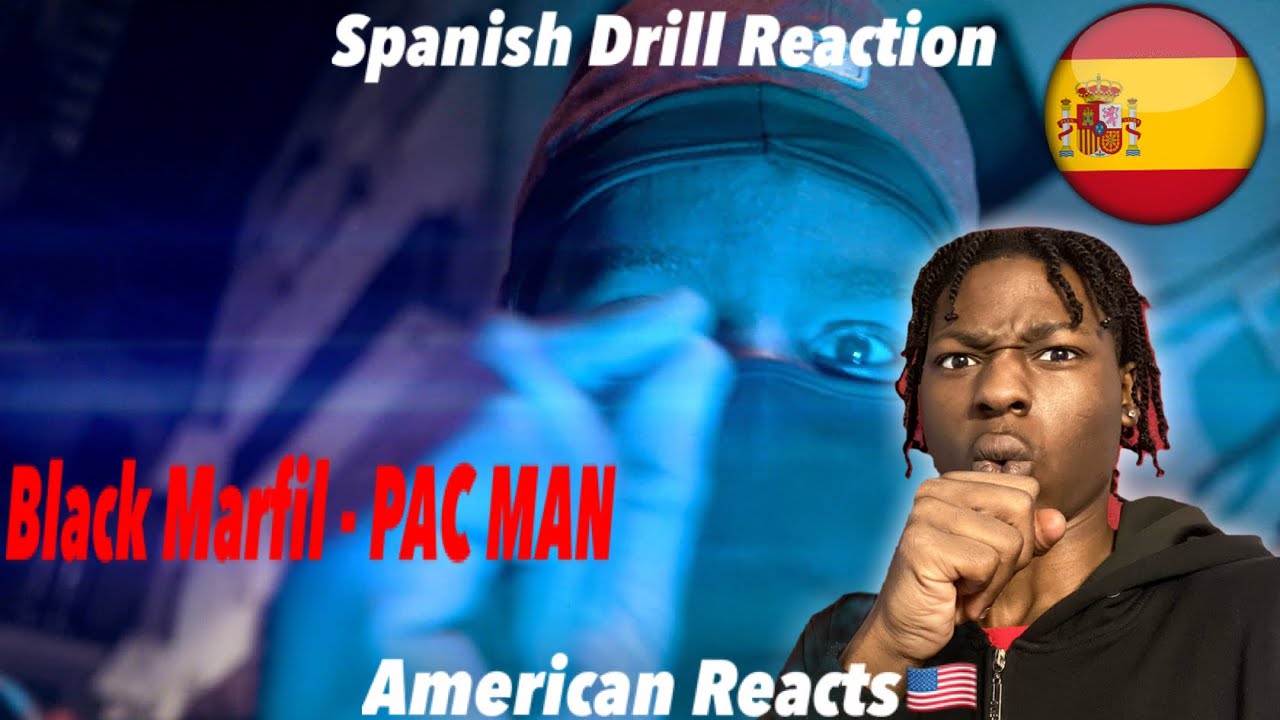American Reacts to Spanish Drill! BLACK MARFIL - PAC MAN #SpanishDrill