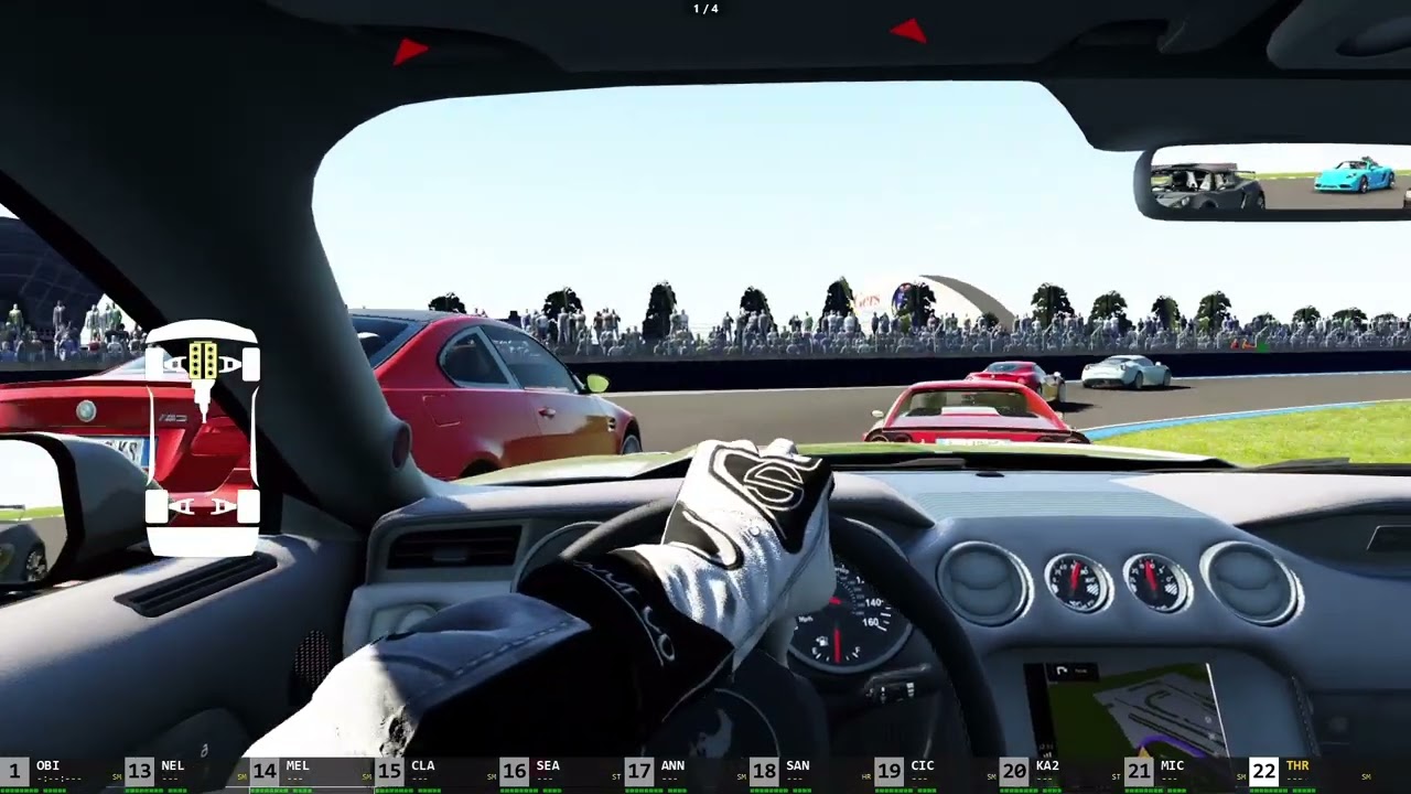 Assetto Corsa First Lap | Ford Mustang 2015 at Circuit Paul Armagnac