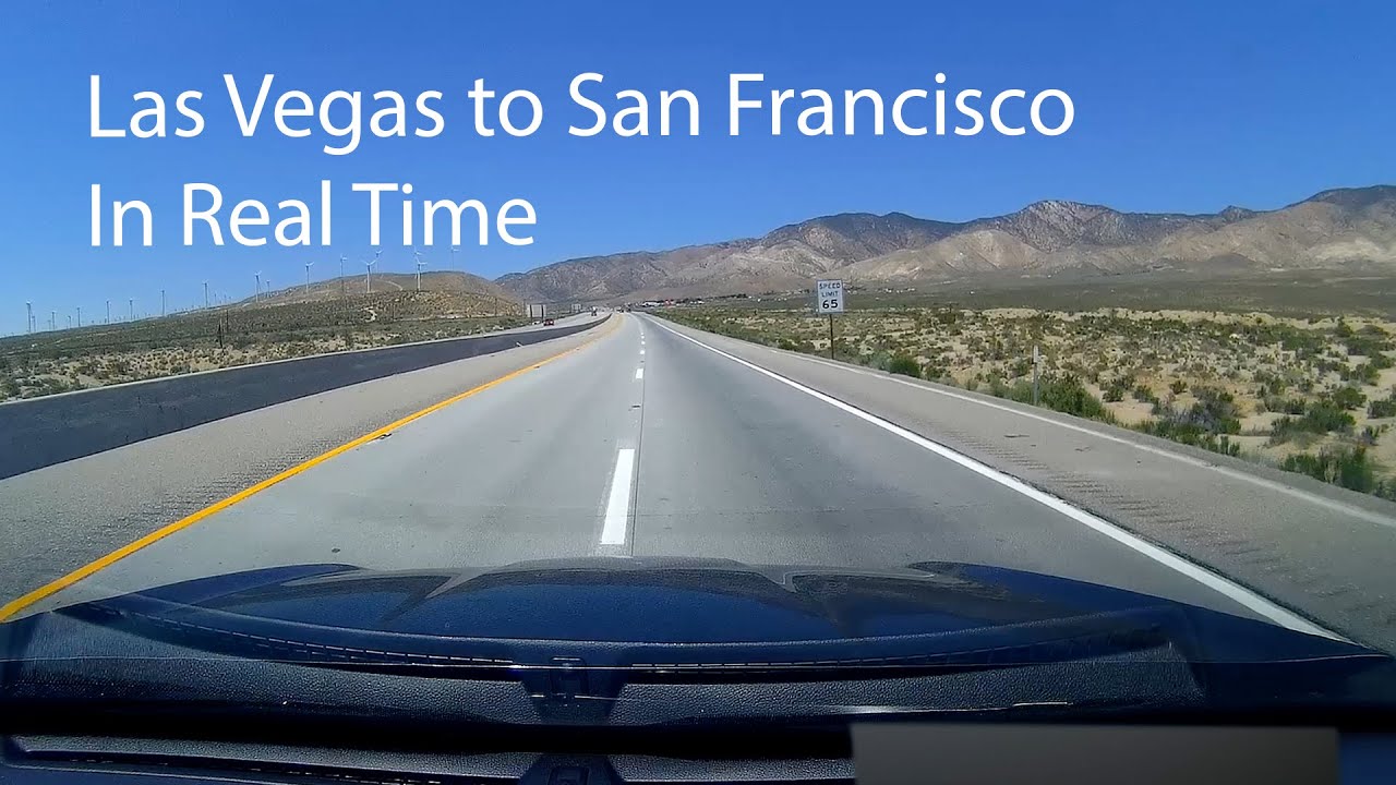 Las Vegas to San Francisco in Real Time- Summer Drive