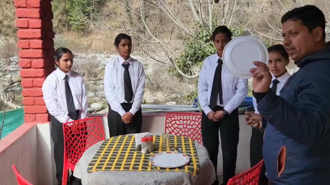 F&B Table setup by #Vocational  #Tourism & #Hospitality  students #vocational_education #tablesetup