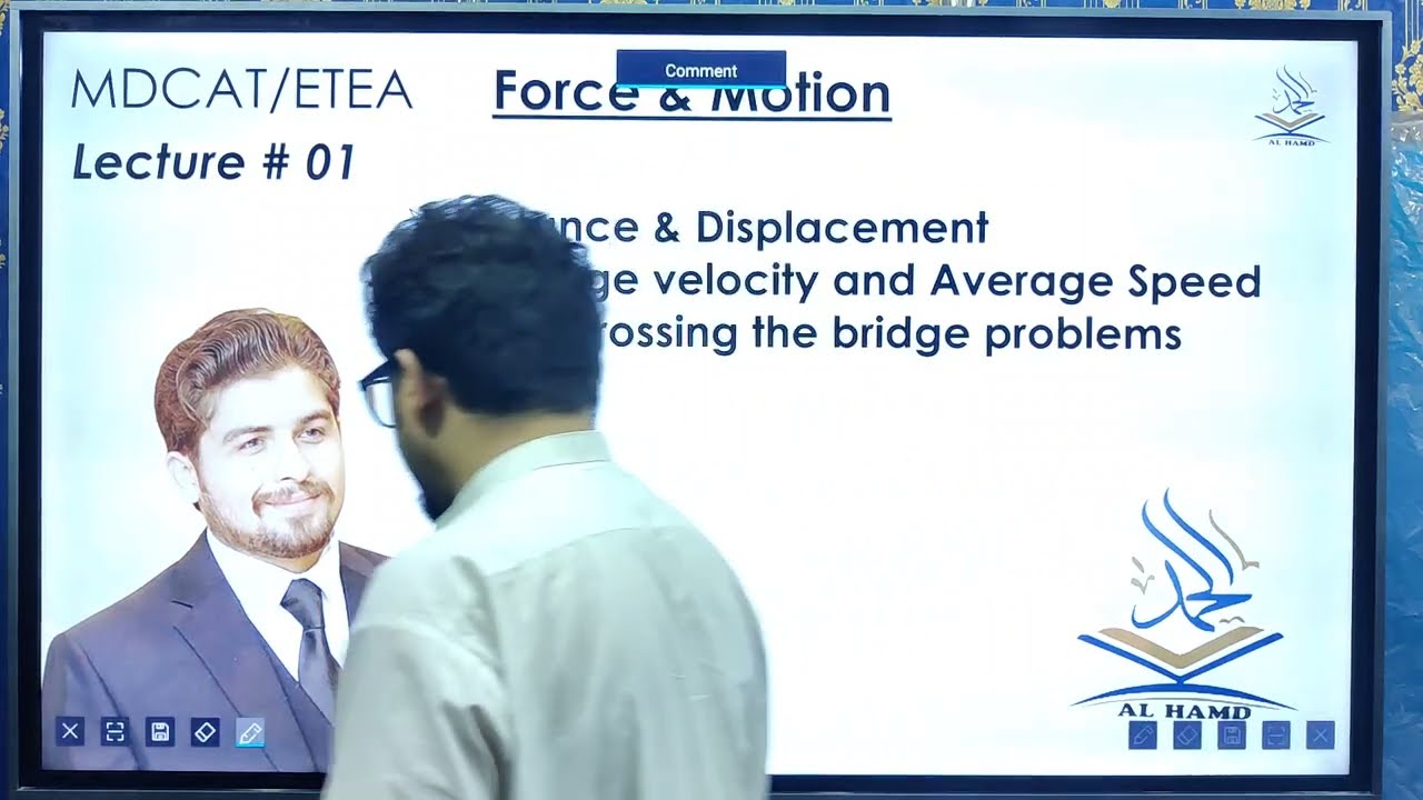 Lec #02 || Distance & Displacement || Force & Motion || MDCAT || By: Afnan Bakht