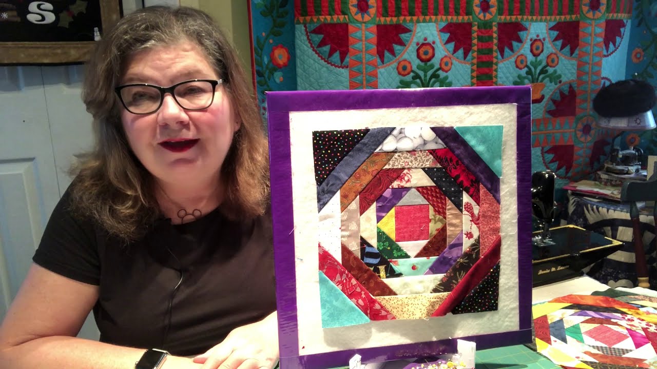 Pineapple block using Creative Grids ruler