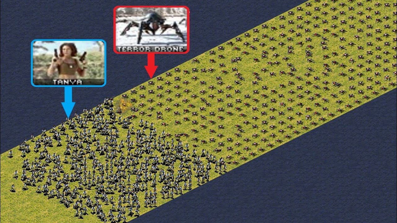 Can Tanya defeat Terror Drones? - Red Alert 2