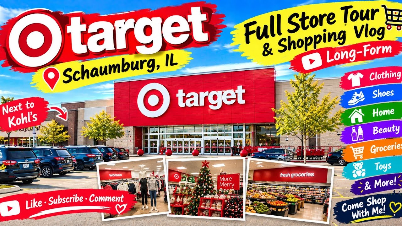 🇺🇸Target Schaumburg IL 🛒 | Full Store Tour & Shopping Vlog | Long-Form