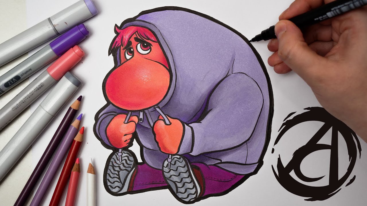 COMO DESENHAR O VERGONHA (Divertidamente 2) com a Dai Oliveira