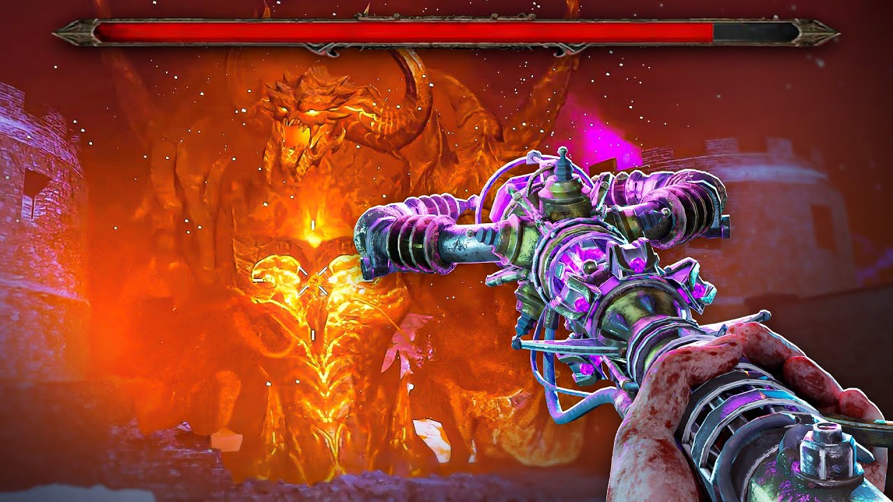 New Dragon Bossfight in BO3 Zombies (Isle of Cthulhu).