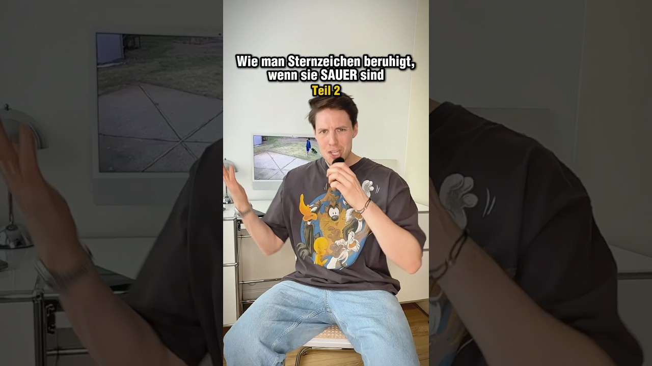 Wenn Sternzeichen sauer sind! So beruhigst du sie! - Teil 2 😂🫡 #sternzeichen