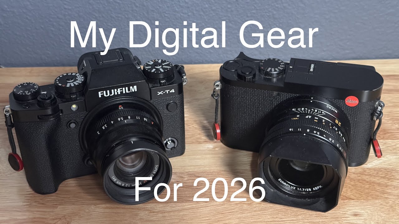 Мои цифровые фотоаппараты на 2026 год: Leica Q2 и Fuji X-T4!