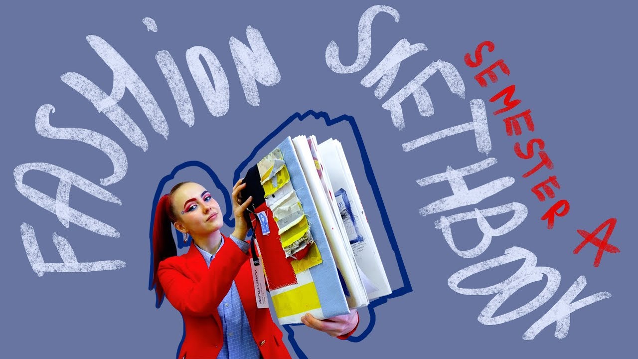 I'm a FASHION Designer and This is My SKETCHBOOK TOUR