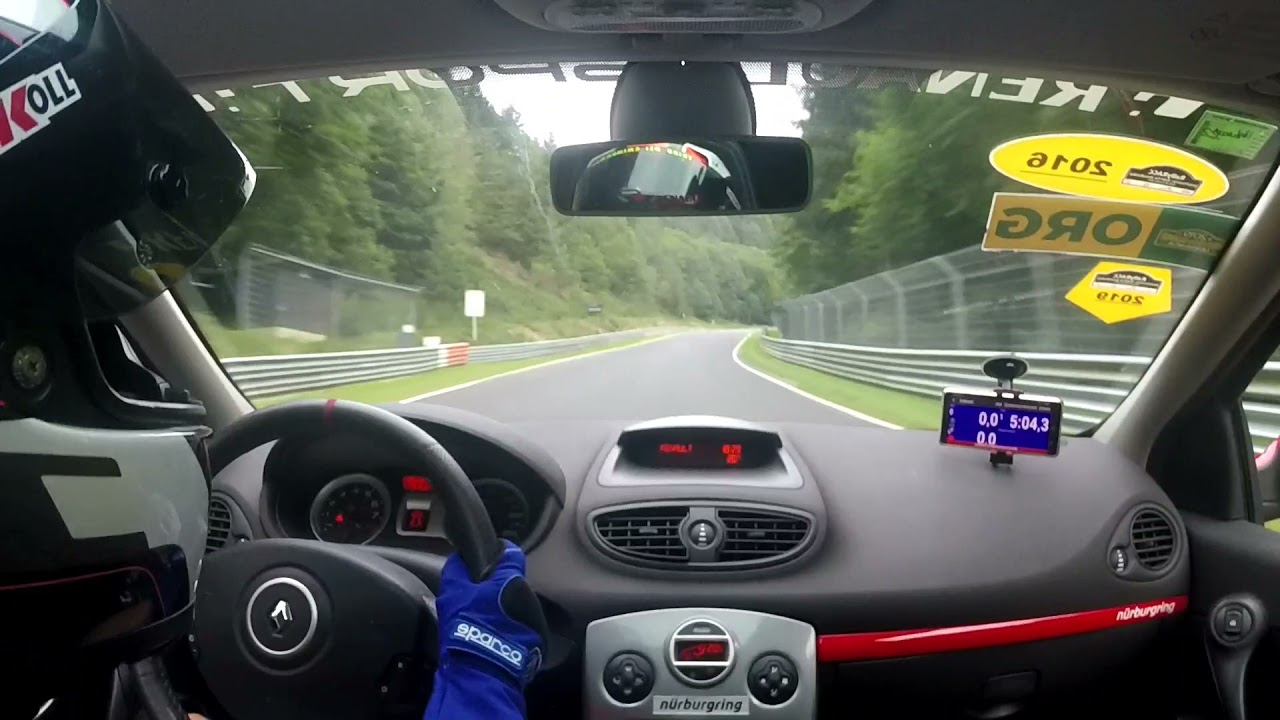 Nürburgring lap Clio 197 8.36 BTG