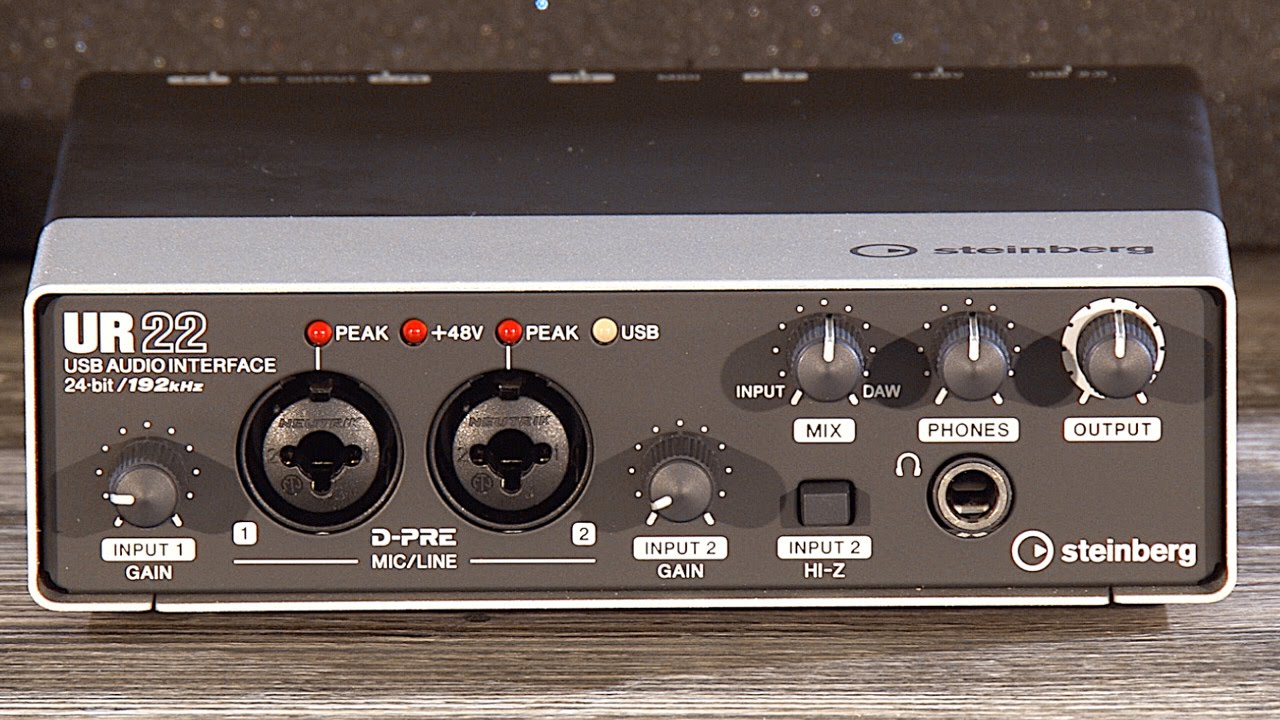 Steinberg UR22 Computer Audio Interface 24Bit 192kHz
