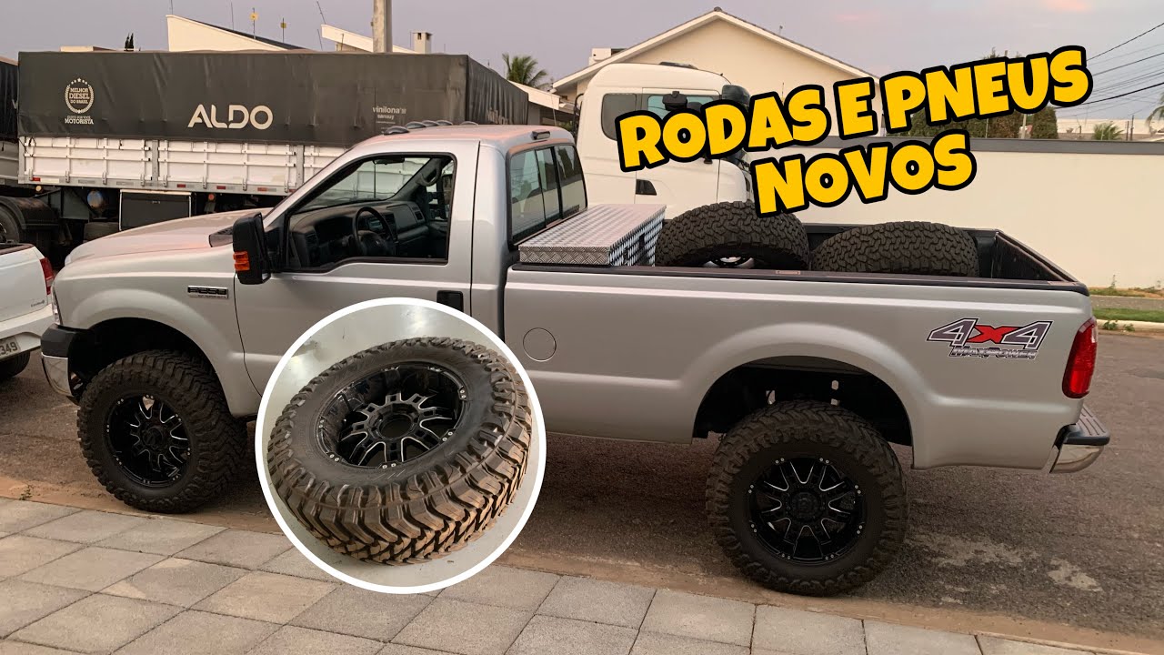 F-250 4x4 super duty, Rodas e pneus Novos