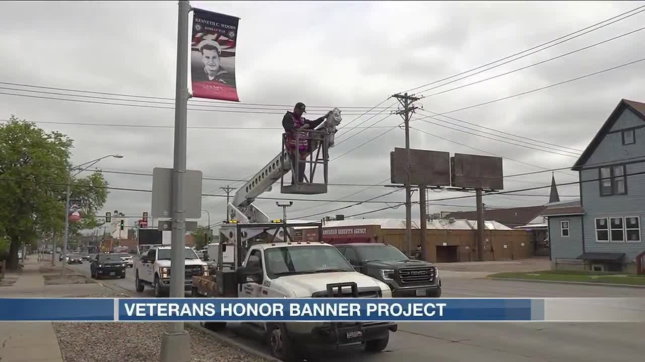 Veteran's Honor Banner Project has hung pictures of veterans around Rapid City