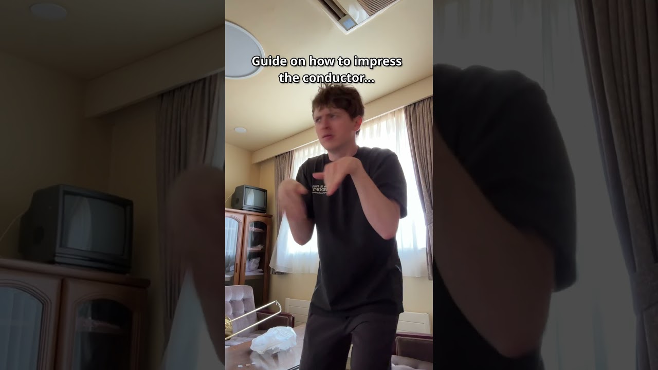 как произвести впечатление на дирижера с помощью тромбона...