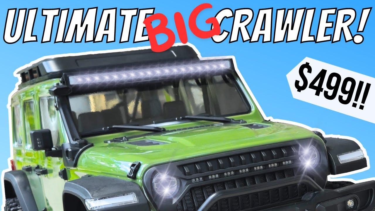 The Rlaarlo MK-07 RC Crawler Basher Is A BEAST! (Full Teardown & Bash!)