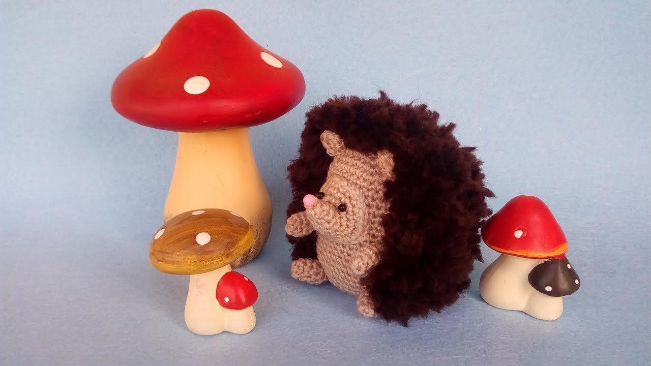 Riccio Amigurumi Uncinetto Tutorial 🦔 Erizo Crochet Amigurumi 🤎🦋 Hedgehog Crochet Tutorial
