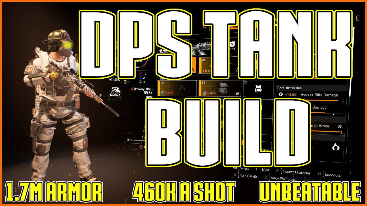 The Division 2 | The DPS Tank Build | 460k A Shot 1.7M Armor Hybrid