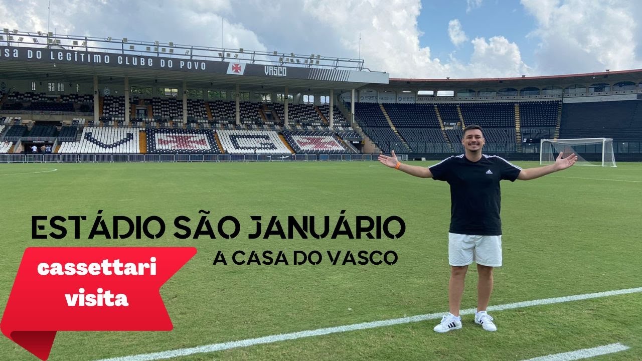 CASSETTARI VISITA: ESTÁDIO SÃO JANUÁRIO. A CASA DO VASCO.
