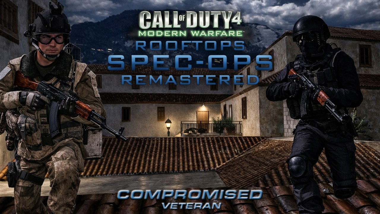 Call of Duty 4 Spec Ops Remastered:  Compromised Veteran