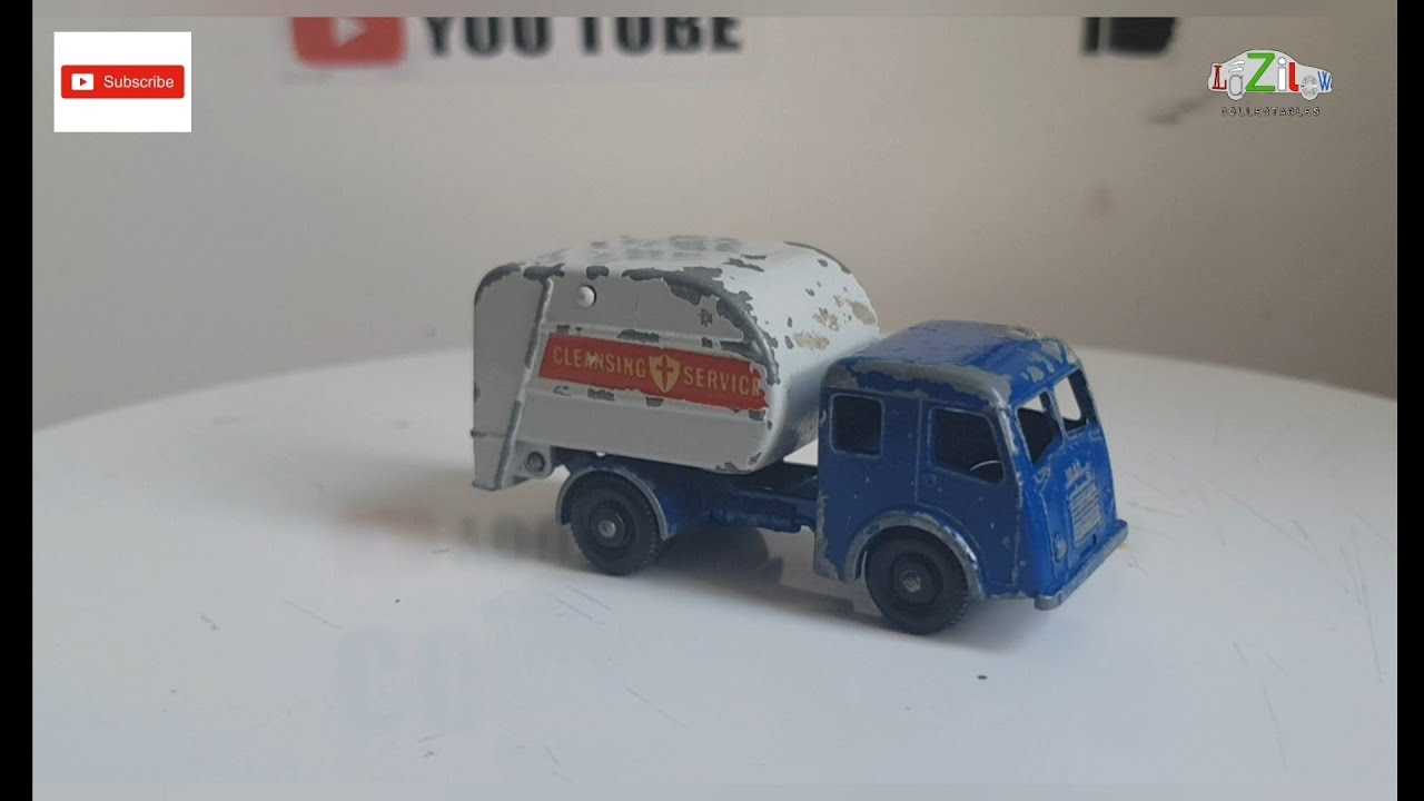 Matchbox Lesney Tippex Refuse Collector diecast restoration