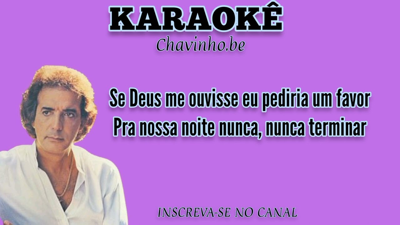 NILTON CÉSAR - FELICIDADE  - KARAOKÊ