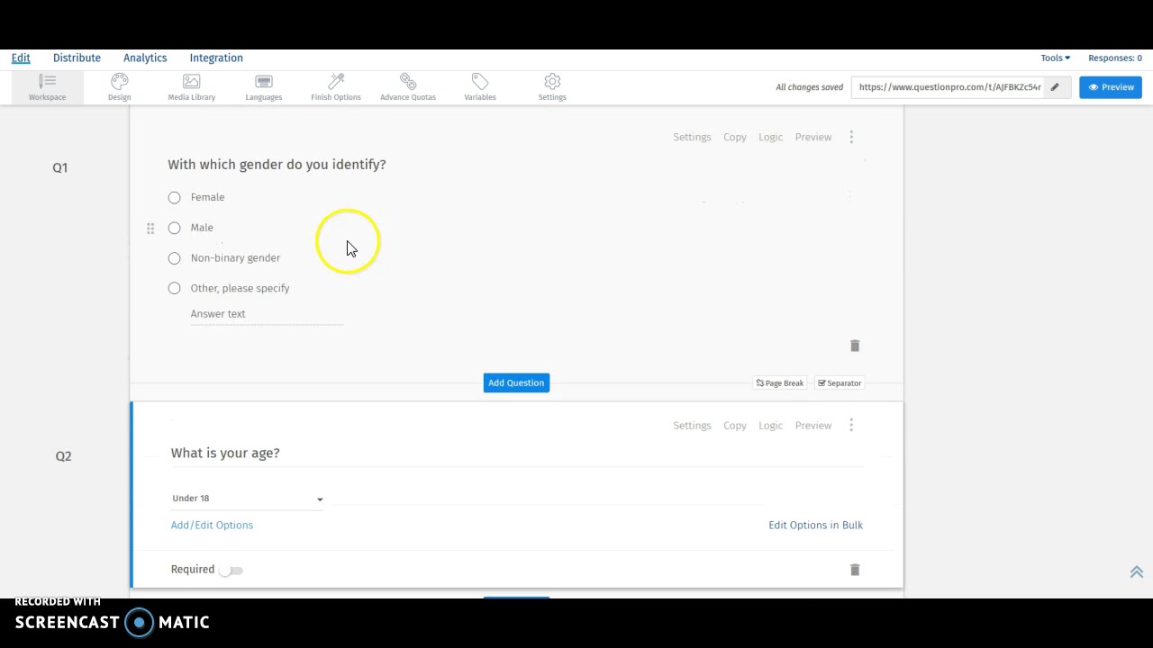 QuestionPro Demo