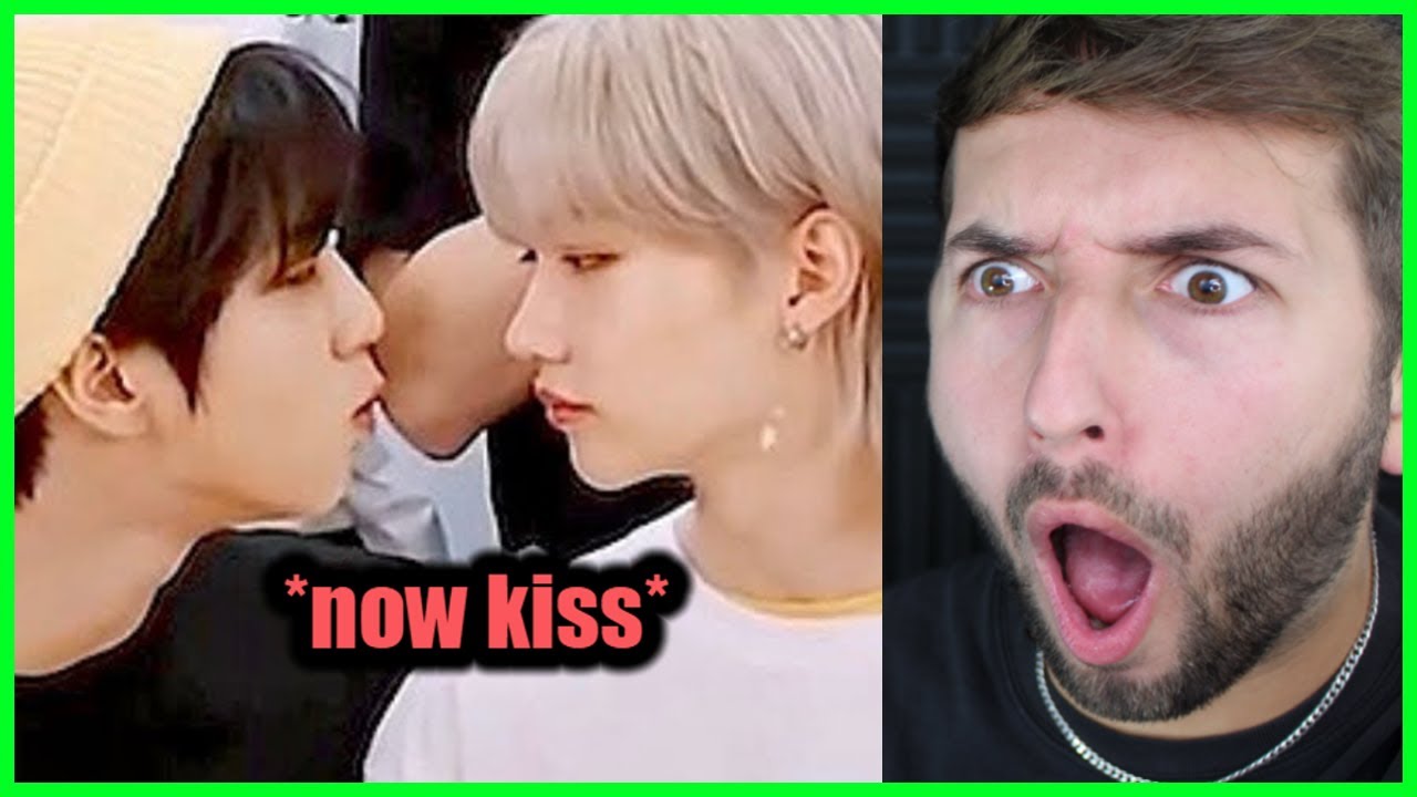 Stray Kids just want kisses Reaction