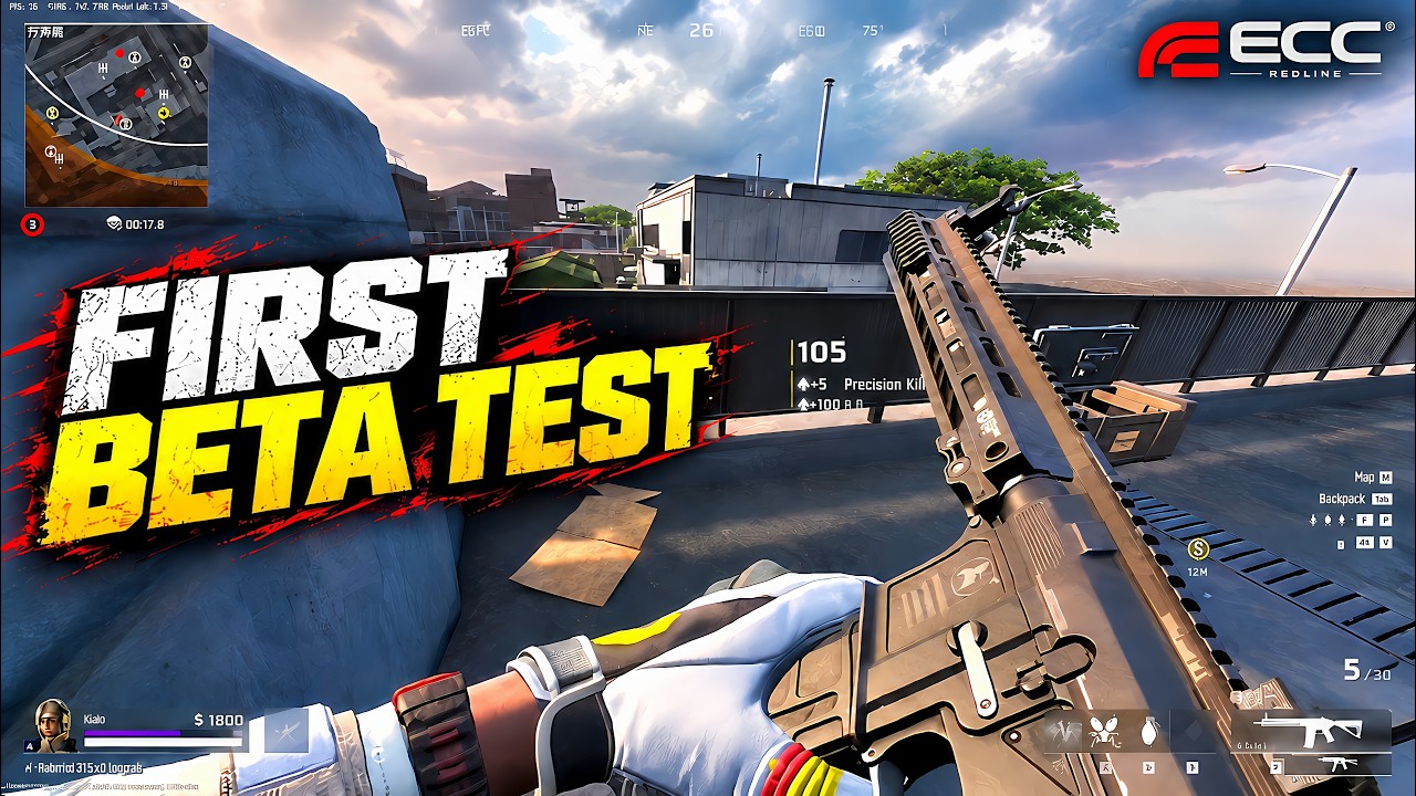 ECC REDLINE FIRST BETA TEST GAMEPLAY | ECC: REDLINE | APEX SHAKIB |