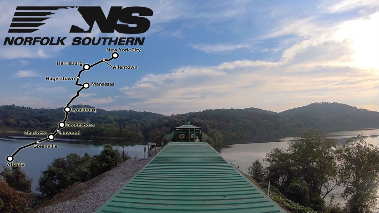 Atlanta, GA to New York City, NY - The NS Crescent Corridor Train Ride