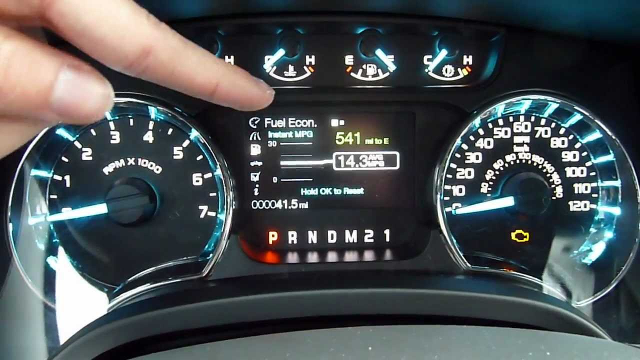 ЖК-дисплей приборной панели Ford F-150