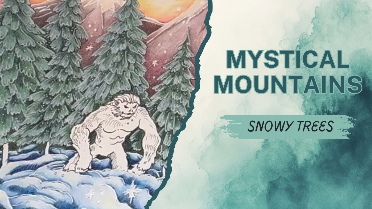 How to color snowy trees in Mythomorphia by Kerby Rosanes