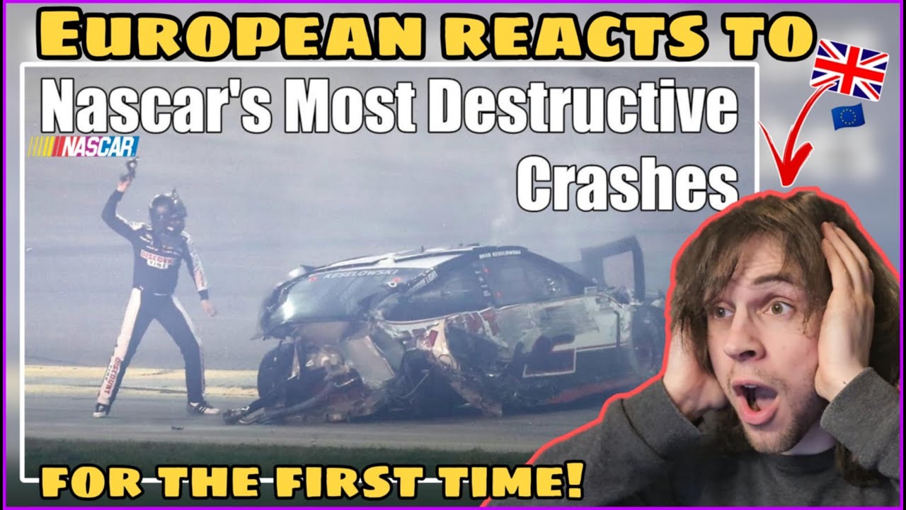 EUROPEAN Reacts to 'NASCAR Biggest CRASHES!!' || Blind Reaction