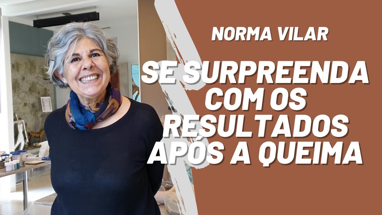 SURPREENDA-SE COM OS RESULTADOS AP&Oacute;S A QUEIMA (Norma VIlar) #forno #altatemperatura #esmalta&ccedil;&atilde;o