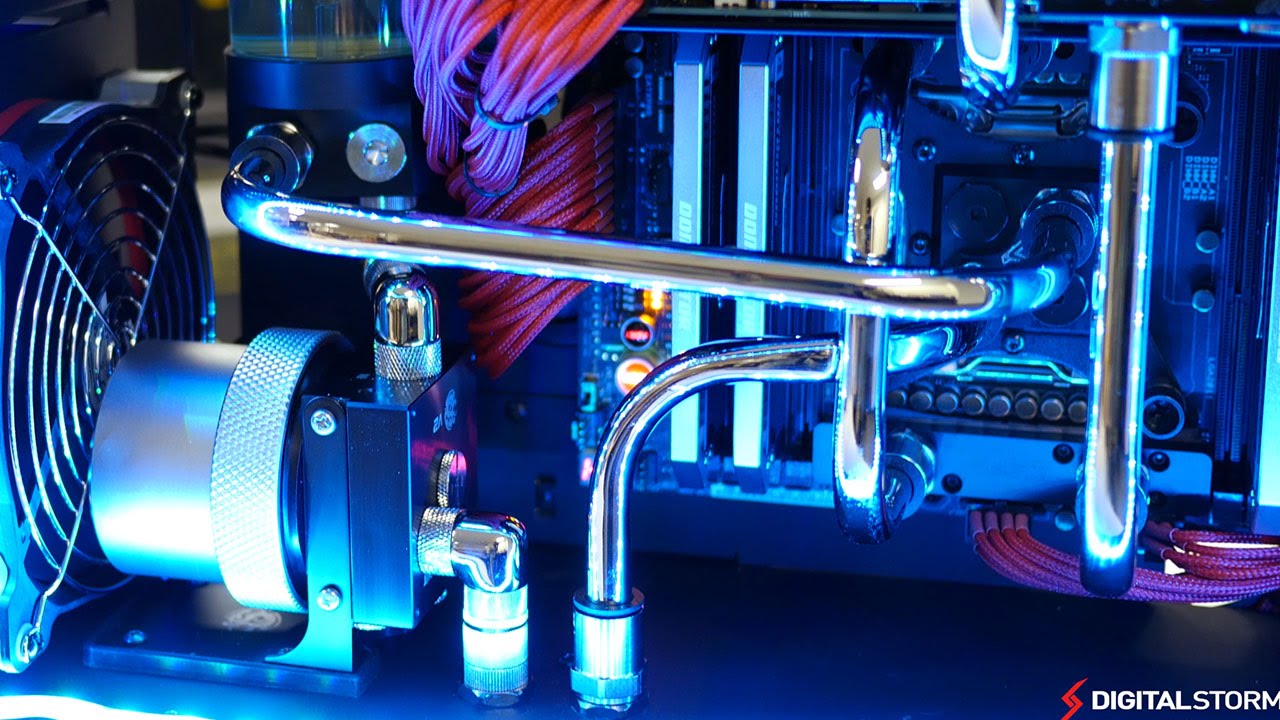 Copper Tubing PC Build - Aventum II 4-way SLI GTX Titan Black