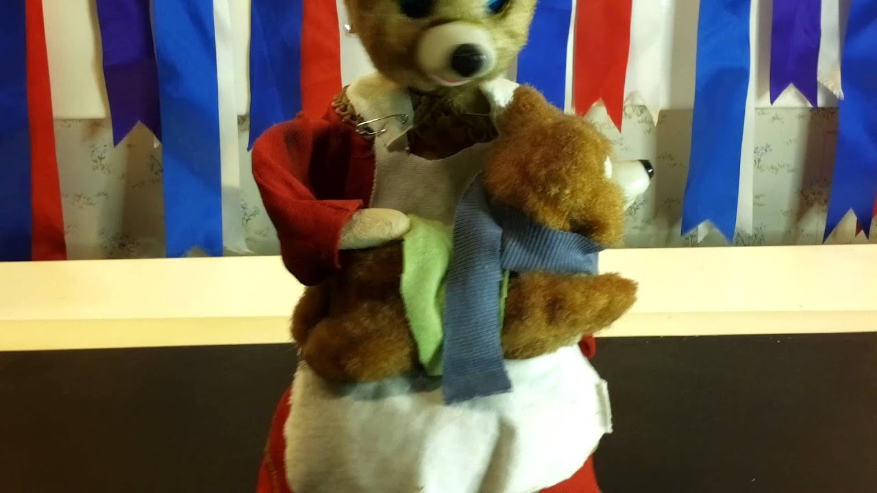 60s Battery Op. Spanking Mama Bear Toy 1080p HD #2