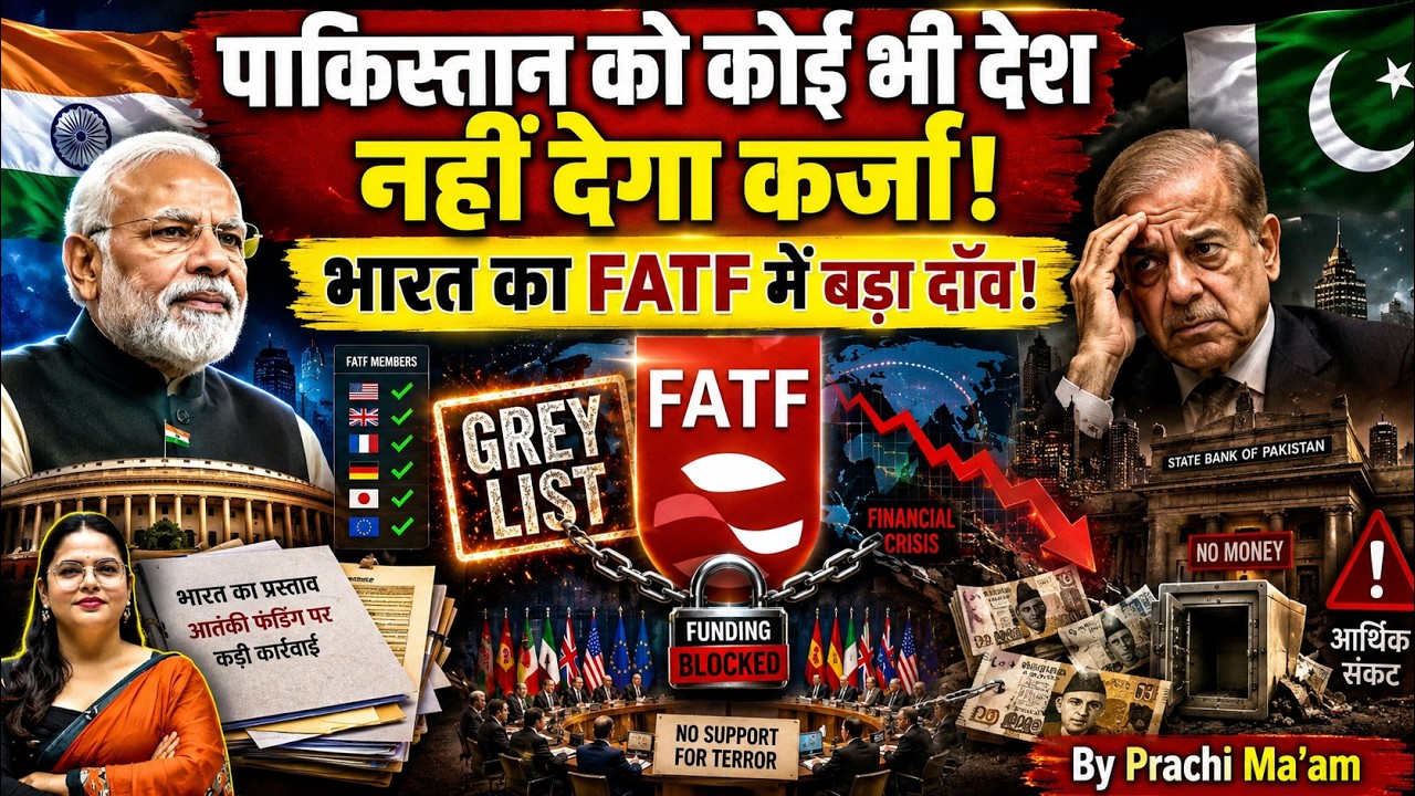 India का Masterstroke!🔥 FATF Grey List में Pakistan की वापसी? #prachimishra #news #pakistan #unsc
