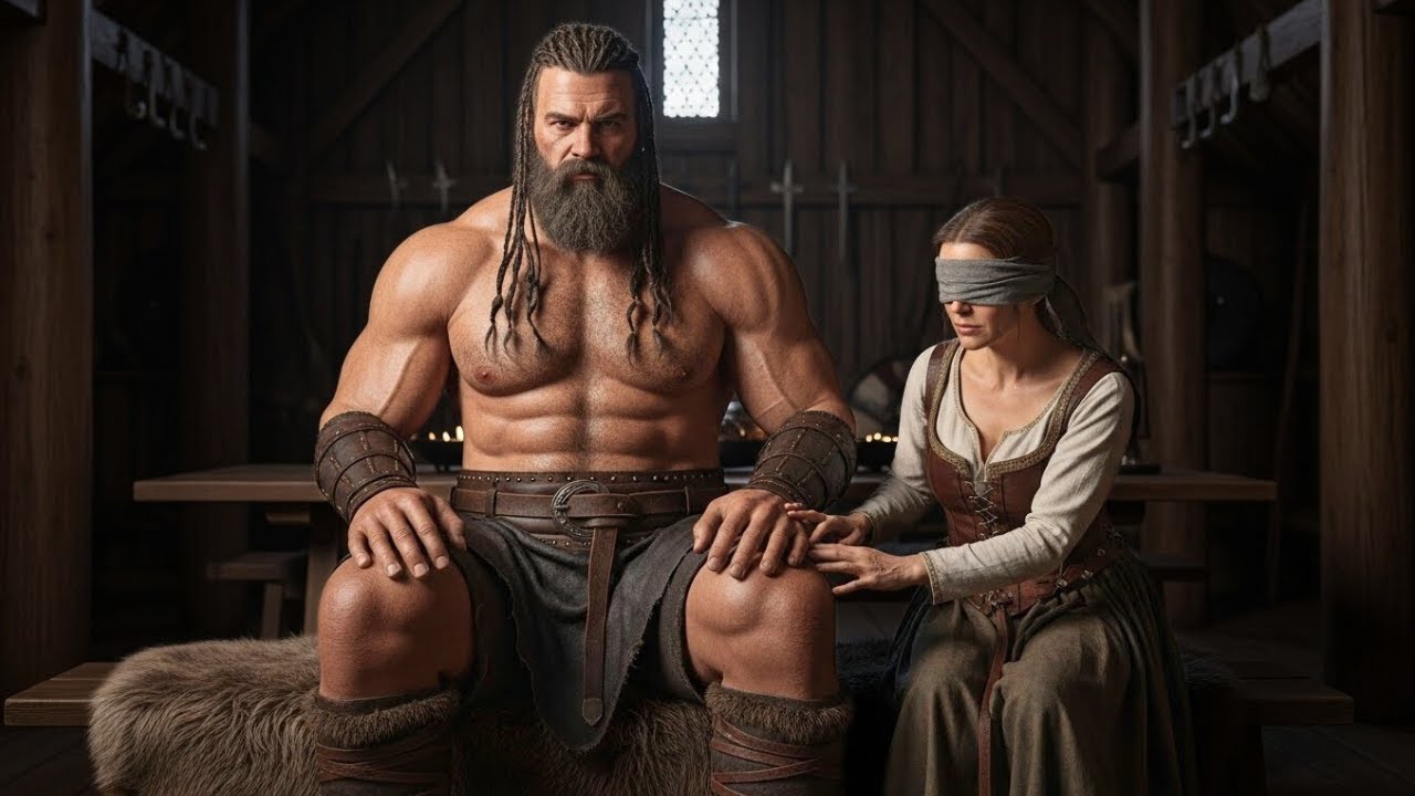 Blind Woman Sat Next to Giant Viking by Mistake — His Response Will Shock You