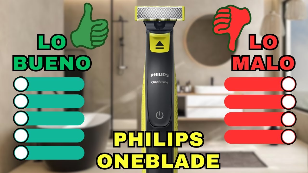 ✅ PROS y CONTRAS ❌ de la Afeitadora Philips ONEBLADE | Opinión