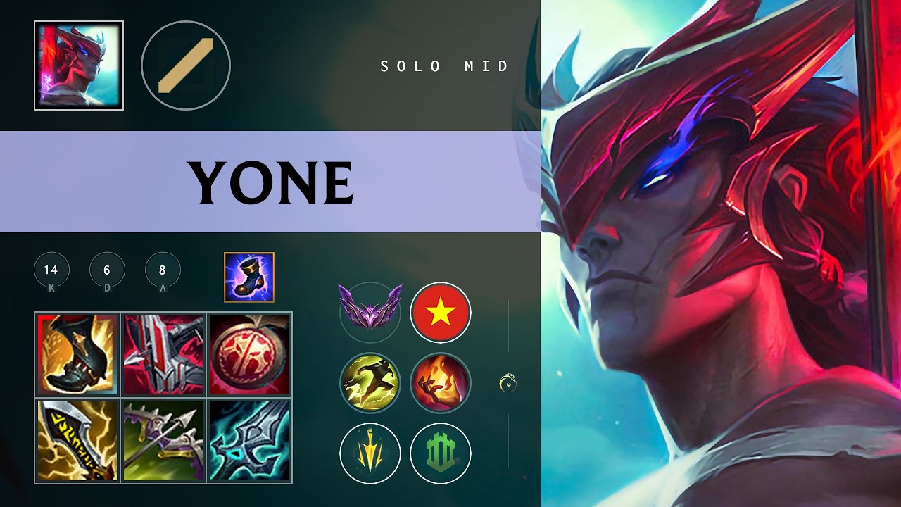 Yone Mid vs Taliyah - VN Master Patch 26.08