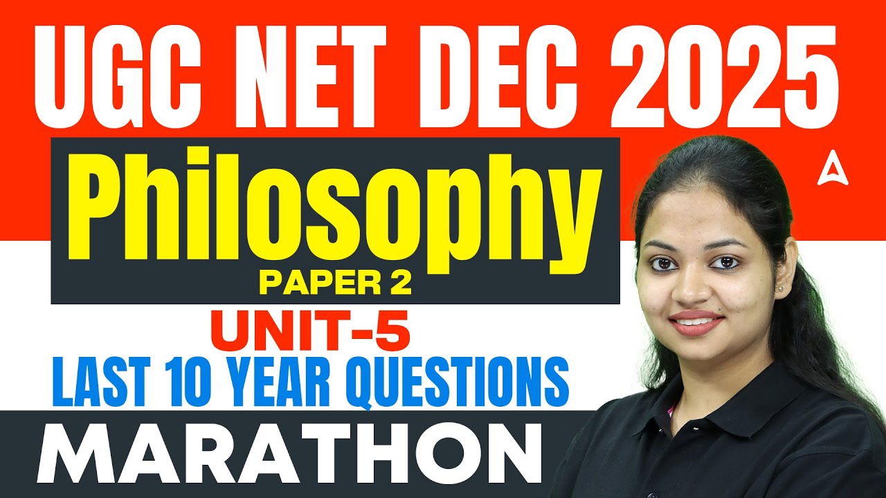 UGC NET Philosophy Marathon | UGC NET Philosophy Last 10 year Questions By Tejasvi Ma'am