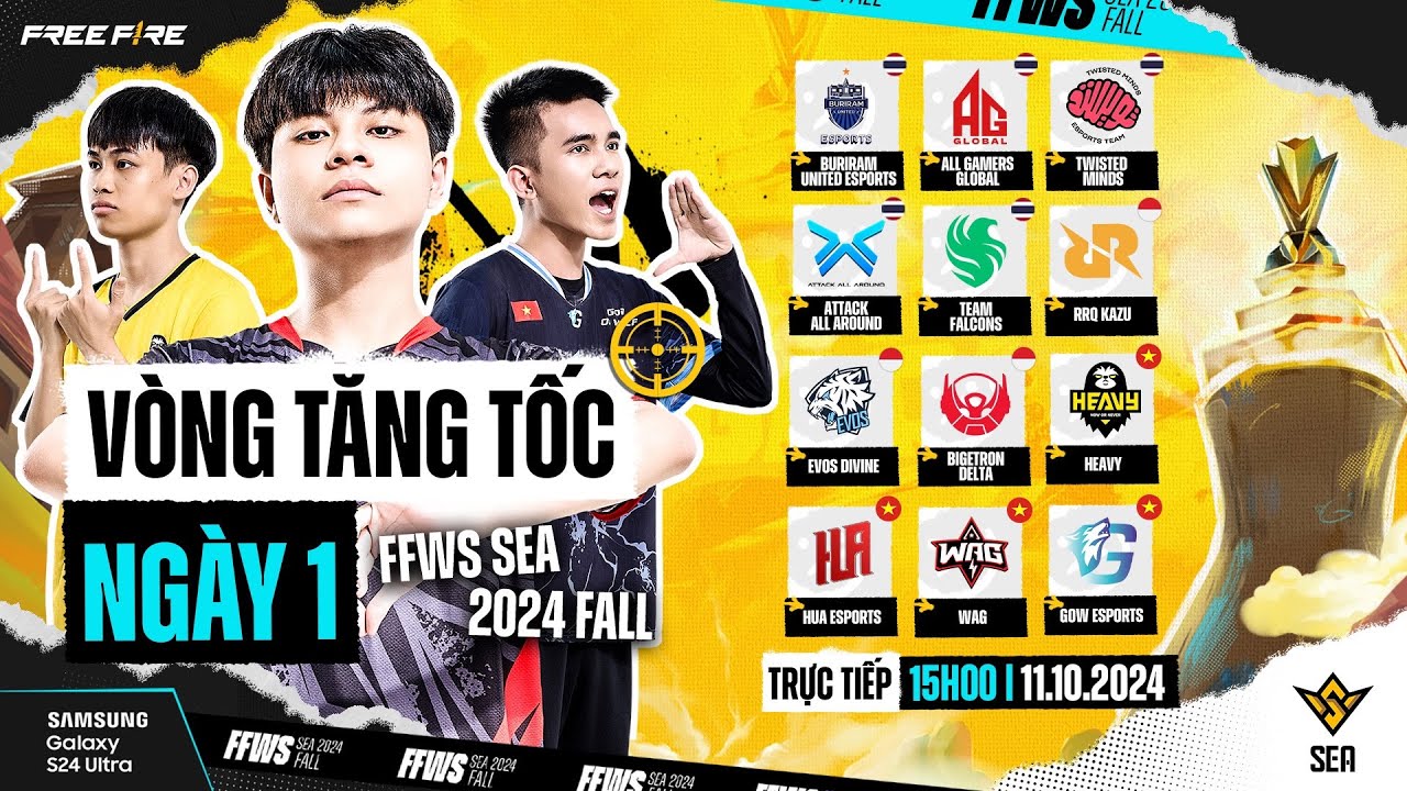 [VN] FFWS SEA 2024 FALL Point Rush Stage - Day 1
