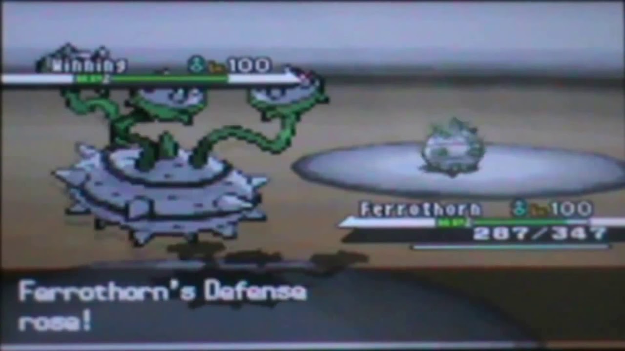 FERROTHORN VS FERROSEED