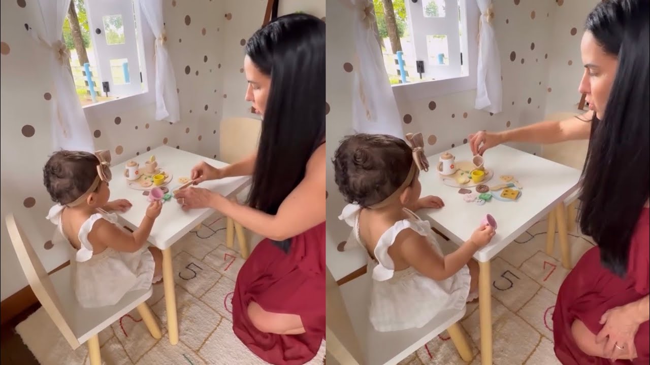 CLARINHA BRINCANDO NA CASINHA DE BONECA NA FAZENDA COM A MAMÃE GRACIELE - TERÇA FEIRA 24.02.2026