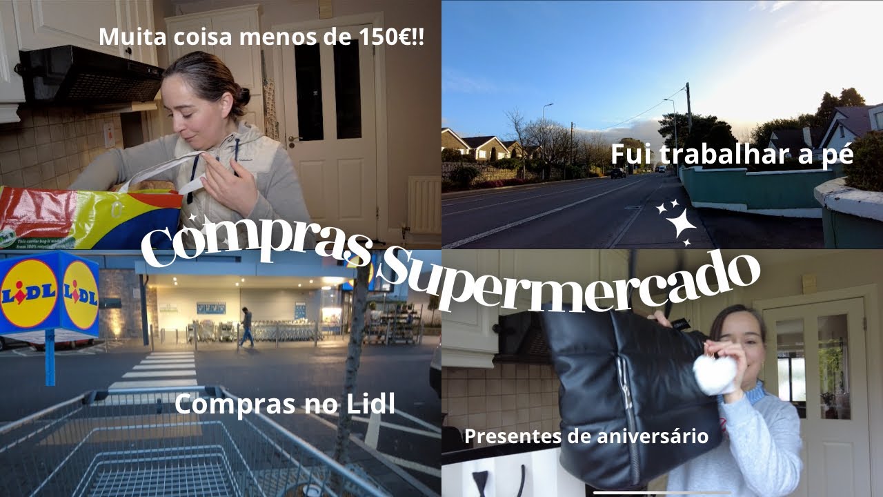 Irlanda é assim TÃO diferente de Portugal?Compras Supermercado Lidl+VALORES| #groceryshopping