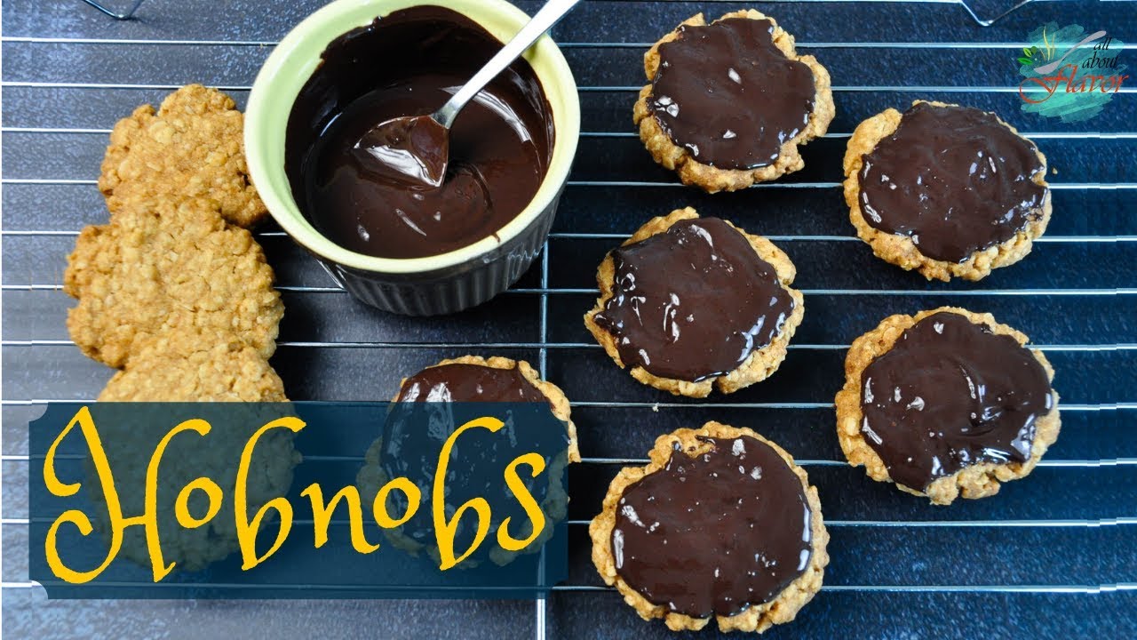 Easy Homemade Chocolate Hobnobs | Chocolate Hobnobs From Scratch | Chewy Cookies